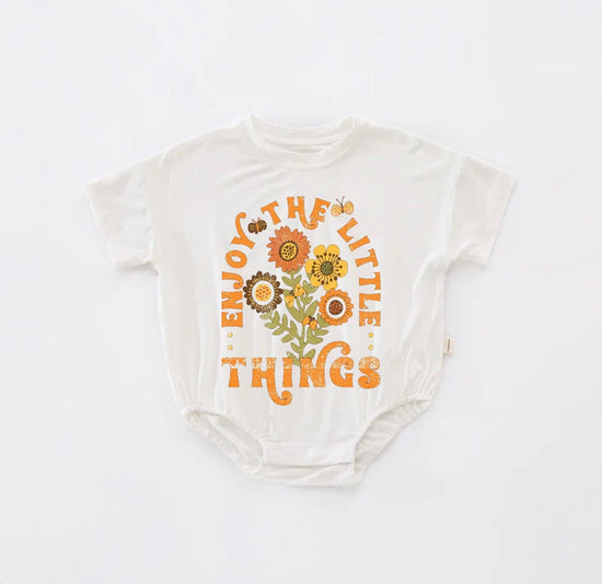 Baby Retro Vintage little things t-shirt bubble ROMPER jumpsuit/baby girl/onesie/infant clothes/baby shirt/romper/baby shower gift/toddler/