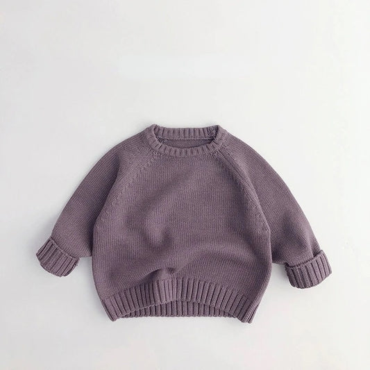 Cotton knit Baby and kids fall sweater/baby sweatshirt/baby gift/baby shower/baby clothes/knit sweater/kids/toddler/crewneck