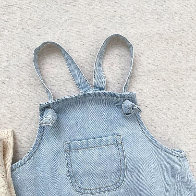 Baby And toddler sleeveless denim bubble romper bodysuit, infant, onesie, beach outfit, summer, jean,