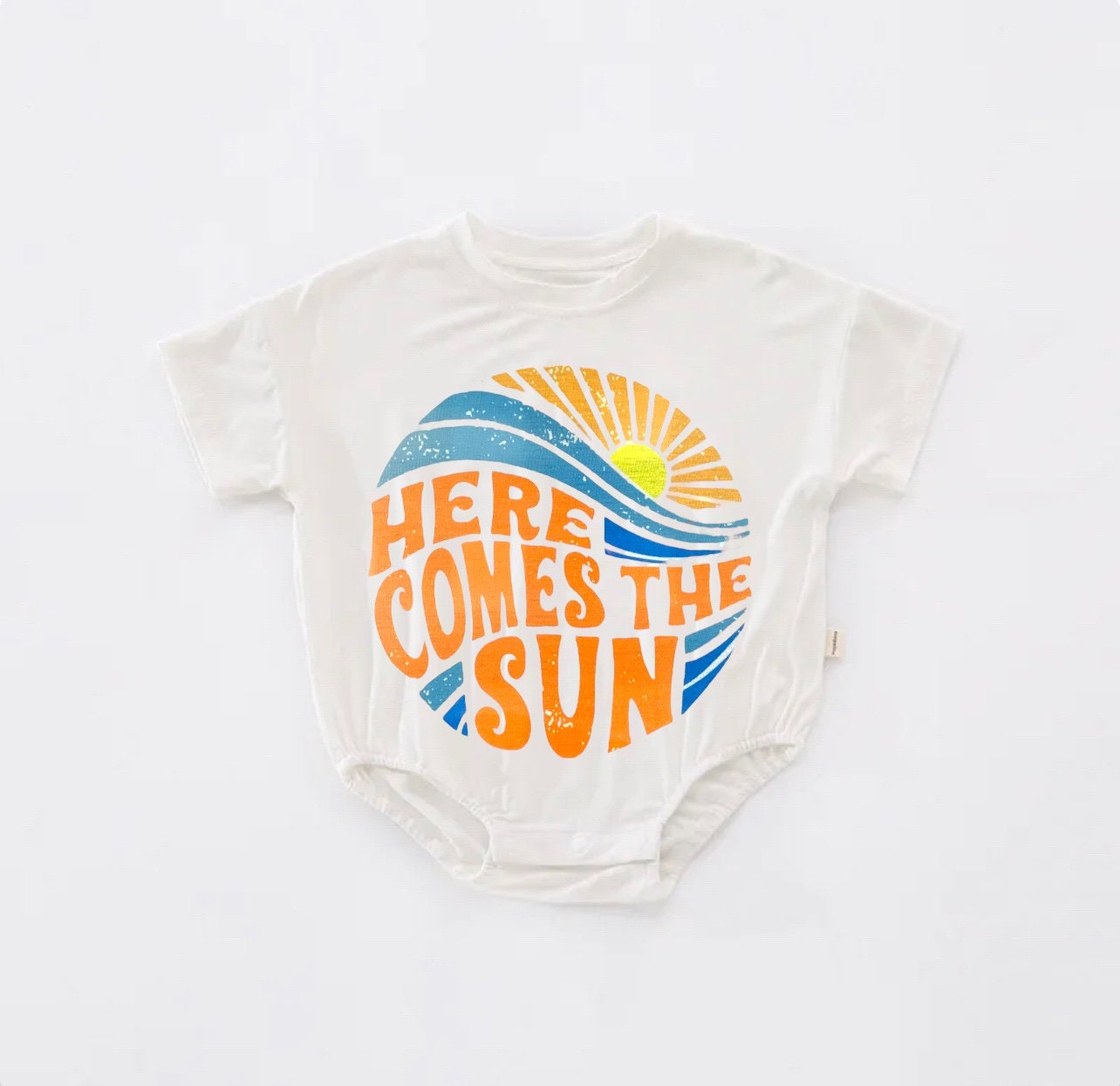 Baby summer spring t-shirt bubble ROMPER jumpsuit/baby girl/onesie/retro/baby boy/baby birthday/baby shower gift/infant/sun