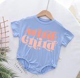 Wild Child Baby and kids t-shirt bubble ROMPER bodysuit/baby clothes/baby onesie/shirt/bubble onesie/onesie/baby gift/infant/summer