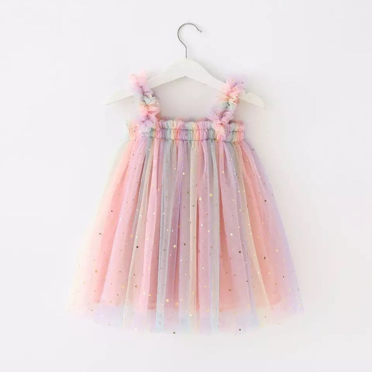 Rainbow Dress - Hippo Boutique