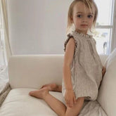 Baby and toddler sleeveless ruffle ROMPER bodysuit, infant, outfit, Sumer, onesie, jumpsuit, baby girl, baby boy