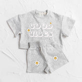 Good Vibes T-Shirt & Shorts Set - Hippo Boutique