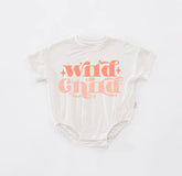 Wild Child Baby and kids t-shirt bubble ROMPER bodysuit/baby clothes/baby onesie/shirt/bubble onesie/onesie/baby gift/infant/summer