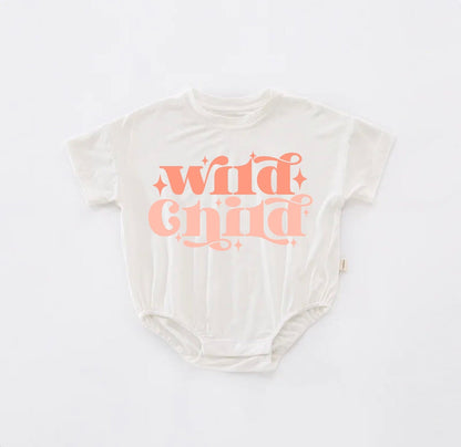 Wild Child Baby and kids t-shirt bubble ROMPER bodysuit/baby clothes/baby onesie/shirt/bubble onesie/onesie/baby gift/infant/summer