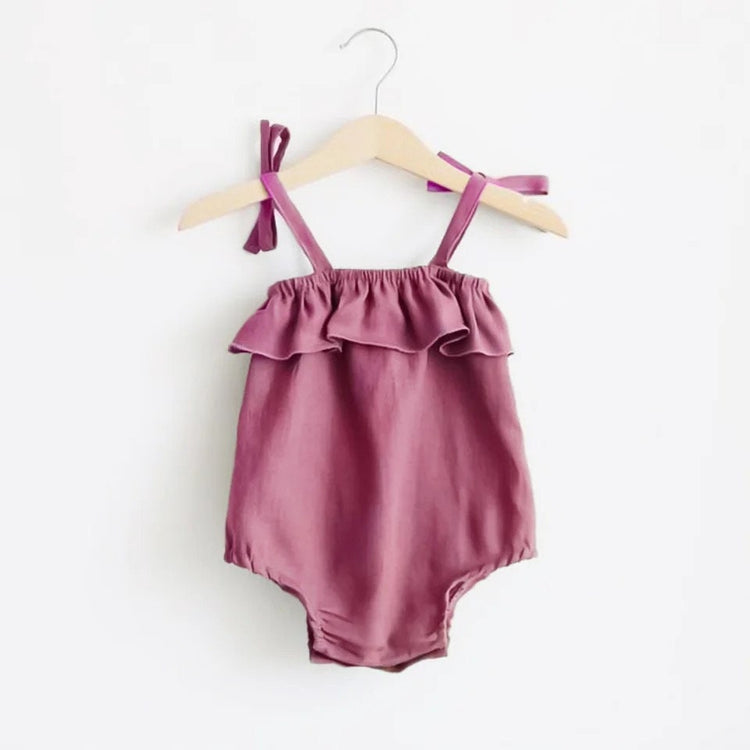 Ruffled Sleeveless Bodysuit - Hippo Boutique