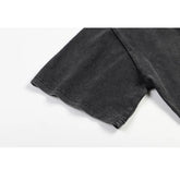 Motivational Back Stone Washed Oversized Tshirts - Hippo Boutique