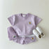 Baby and kids Summer smiley cotton Clothing set Toddler Clothes, outfit, shirt, shorts, summer, retro, flower - Hippo Boutique