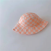 Checkered Smile Buckets Hats - Hippo Boutique