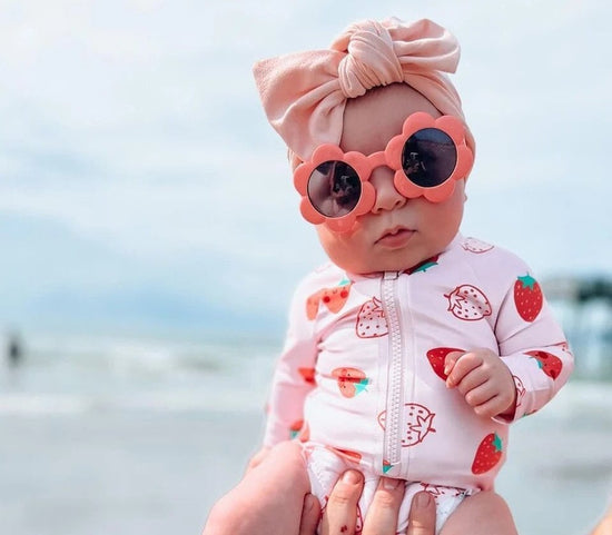 Strawberry Long Sleeve Rash Guards - Hippo Boutique