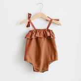 Ruffled Sleeveless Bodysuit - Hippo Boutique