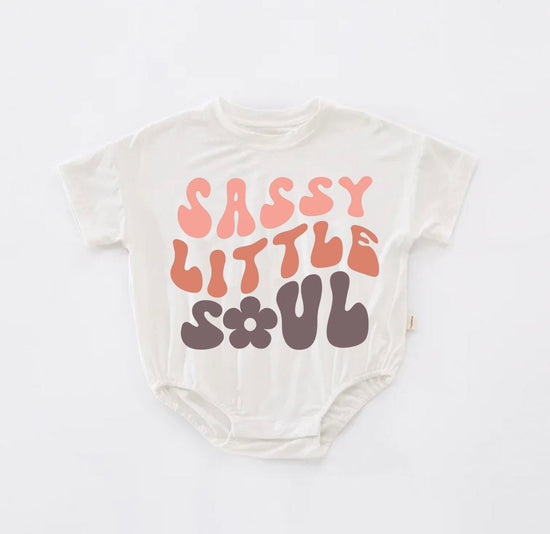 Baby & toddler Sassy lil Soul t-shirt bubble Romper/baby clothes/baby onesie/retro/baby birthday/baby gift/baby girl/infant