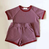 Colorblock T-Shirt & Shorts Set - Hippo Boutique
