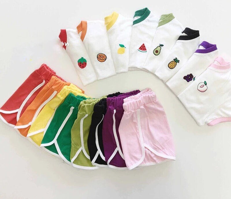 Fruity T-Shirt & Shorts Set - Hippo Boutique