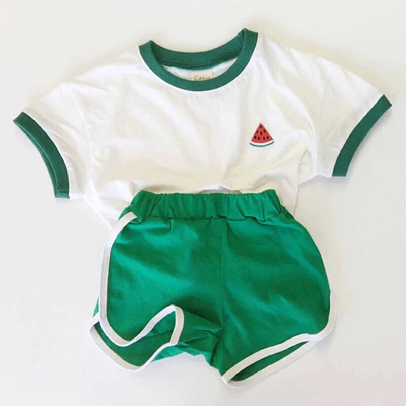 Fruity T-Shirt & Shorts Set - Hippo Boutique