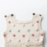 Rainbow Knit Sleeveless Romper - Hippo Boutique
