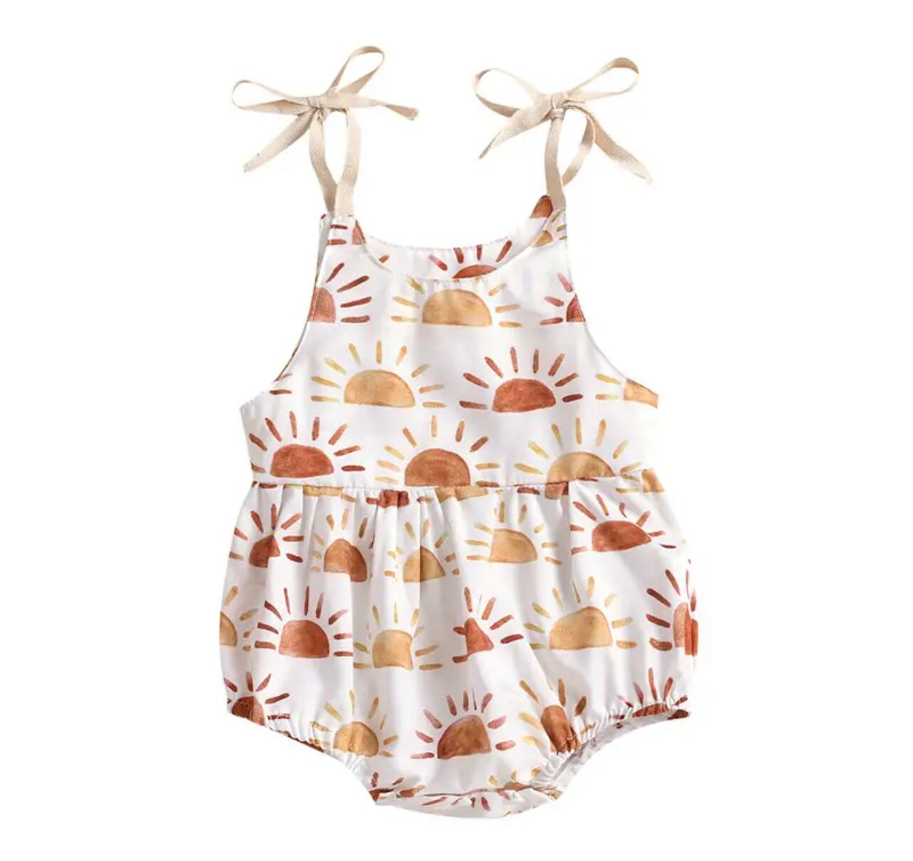 Floral Print Bubble Romper Dress - Hippo Boutique