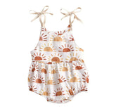 Floral Print Bubble Romper Dress - Hippo Boutique