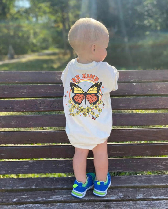 Bobo Butterfly Sweatshirt Romper - Hippo Boutique