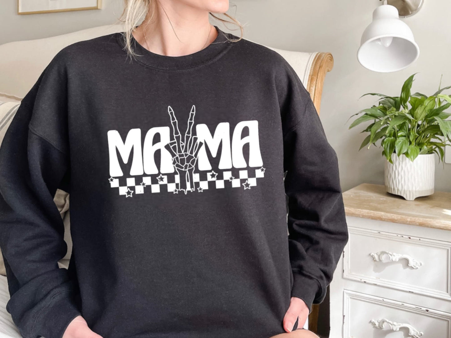 Mama and me matching sweatshirts, baby clothes, women’s clothes, mama, mini, sweater, baby shower, baby girl, baby boy, kids, toddler, retro - Hippo Boutique