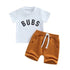 Bubs T-Shirt & Sweat Shorts Set - Hippo Boutique