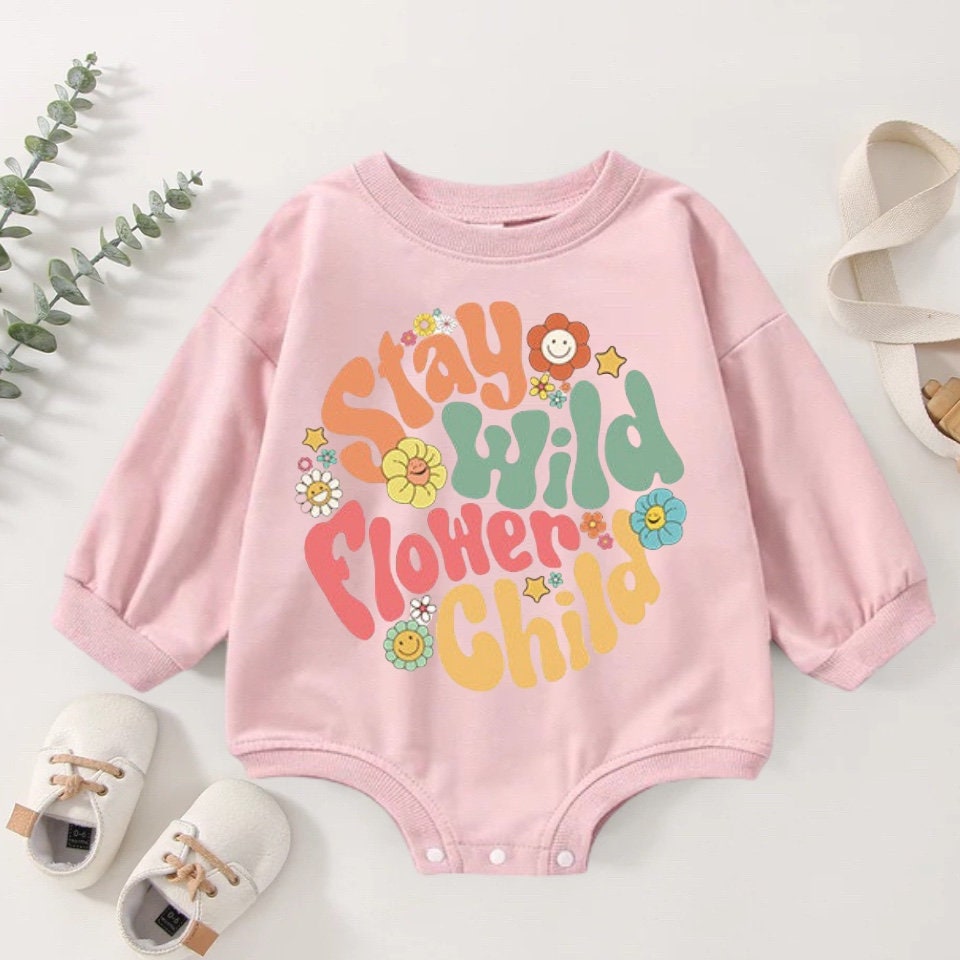Stay Wild Sweatshirt Romper
