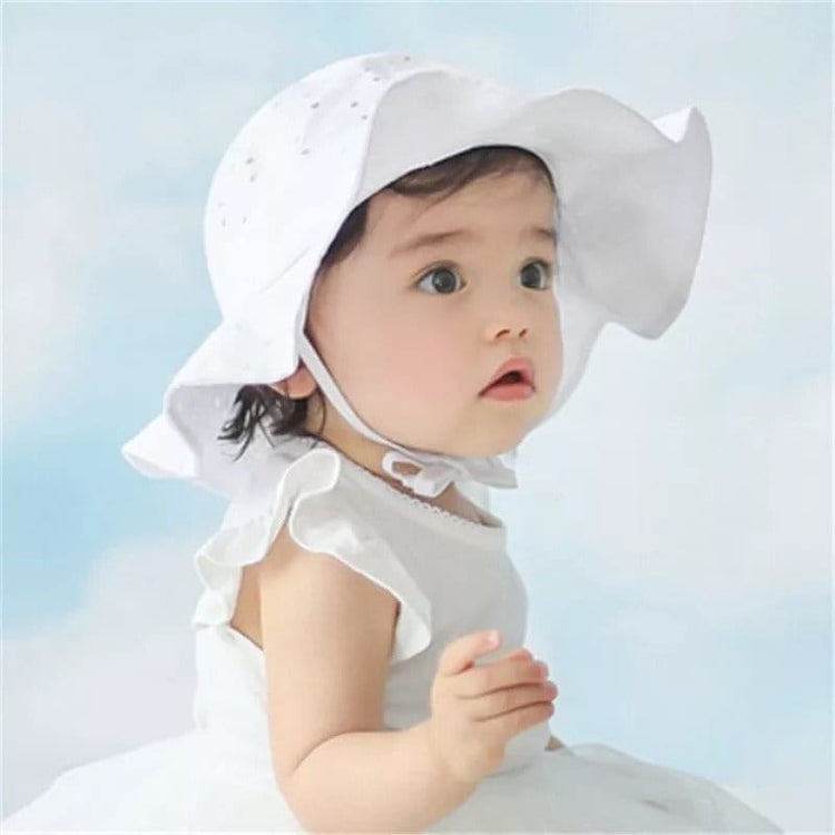 Linen Floral Sun Hat - Hippo Boutique