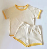Colorblock T-Shirt & Shorts Set - Hippo Boutique