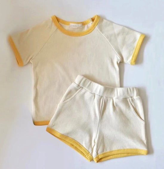 Colorblock T-Shirt & Shorts Set - Hippo Boutique