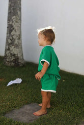 Colorblock T-Shirt & Shorts Set - Hippo Boutique