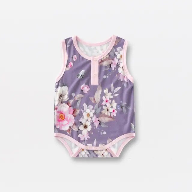 Bamboo Zip Up & Sleeveless Bodysuit - Hippo Boutique