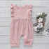 Ruffled sleeveless cotton dress romper - Hippo Boutique