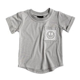 Baby & toddler Smiley soft bamboo T-shirt, baby graphic tee, shirt, retro, baby boy girl, baby clothes, baby shower, gift, top, birthday
