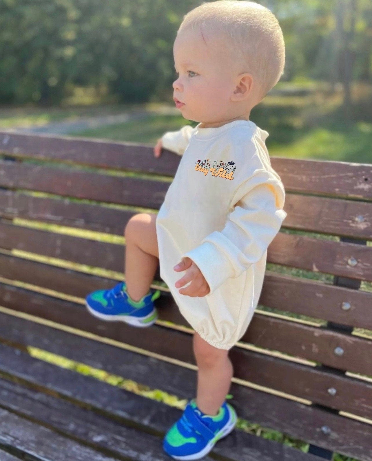 Bobo Butterfly Sweatshirt Romper - Hippo Boutique