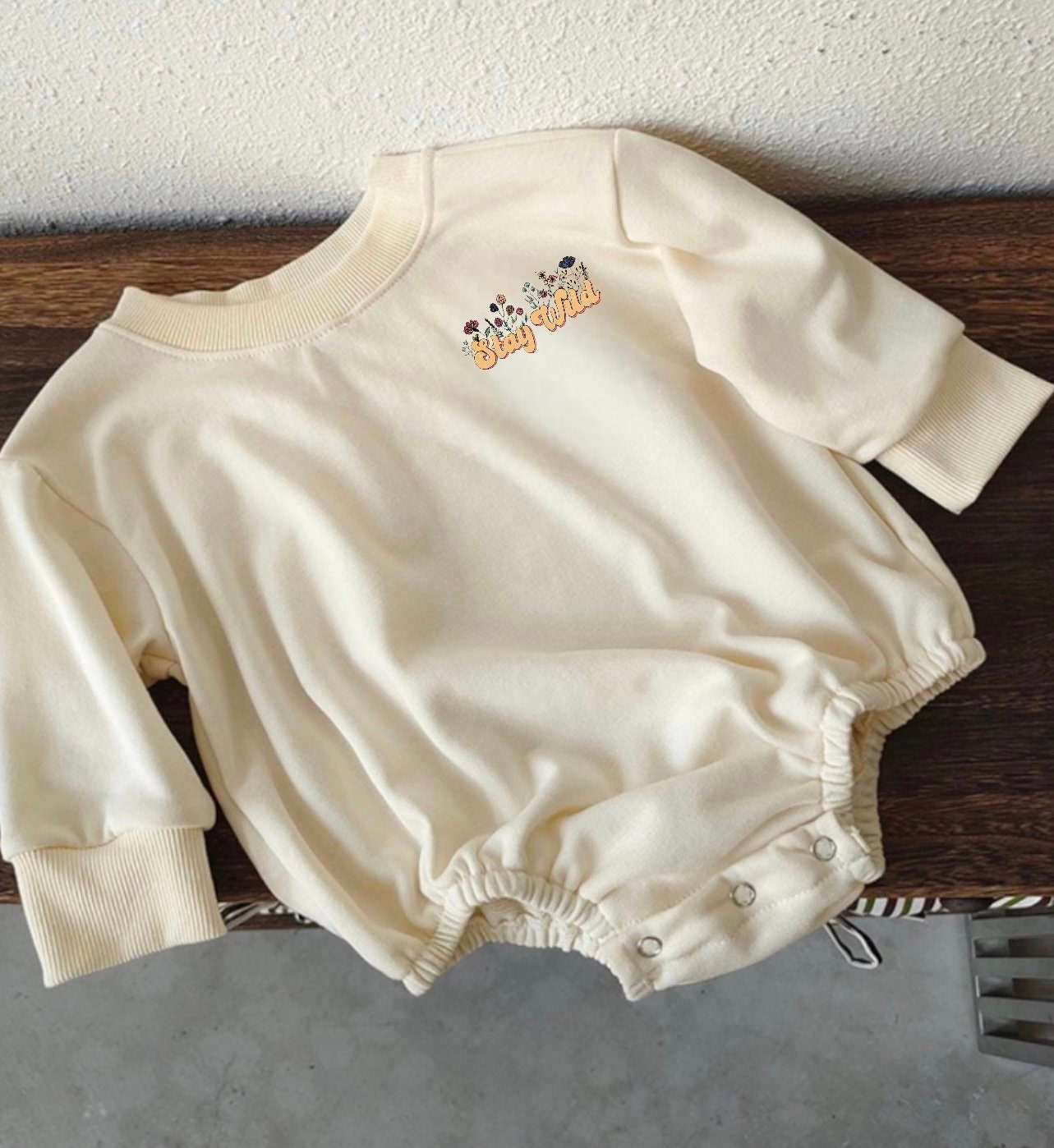 Bobo Butterfly Sweatshirt Romper - Hippo Boutique