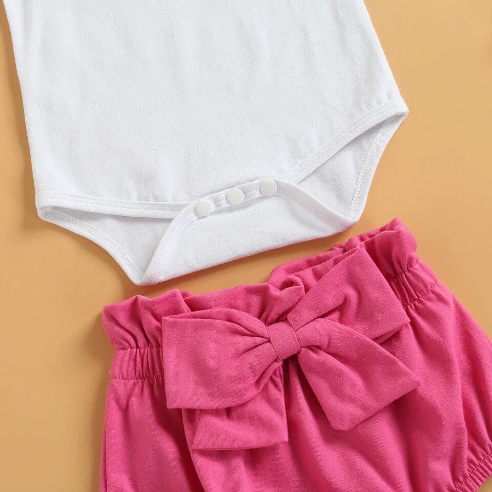 Pink Babe Romper Set - Hippo Boutique