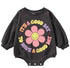Baby & toddler good day retro Oversized SWEATSHIRT Romper bodysuit/baby clothes/baby sweatshirt/bubble/baby gift/onesie/daisy/baby girl boy