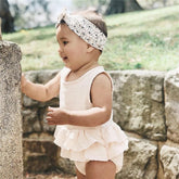 Ruffled Sleeveless Bubble Romper - Hippo Boutique