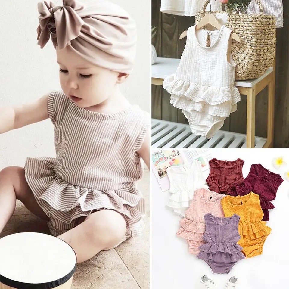 Ruffled Sleeveless Bubble Romper - Hippo Boutique