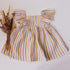 Ruffled sleeveless cotton linen baby girl dress / baby clothes / toddler / baby gift / baby shower / infant / baby 1st birthday