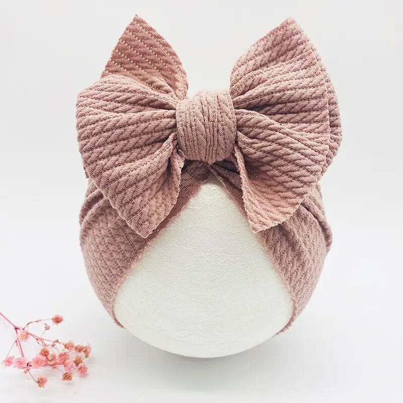 Baby girls Bow and knot head bands | baby bow | baby gift | baby shower | 1st birthday | baby clothes | newborn outfit | turban | head cap