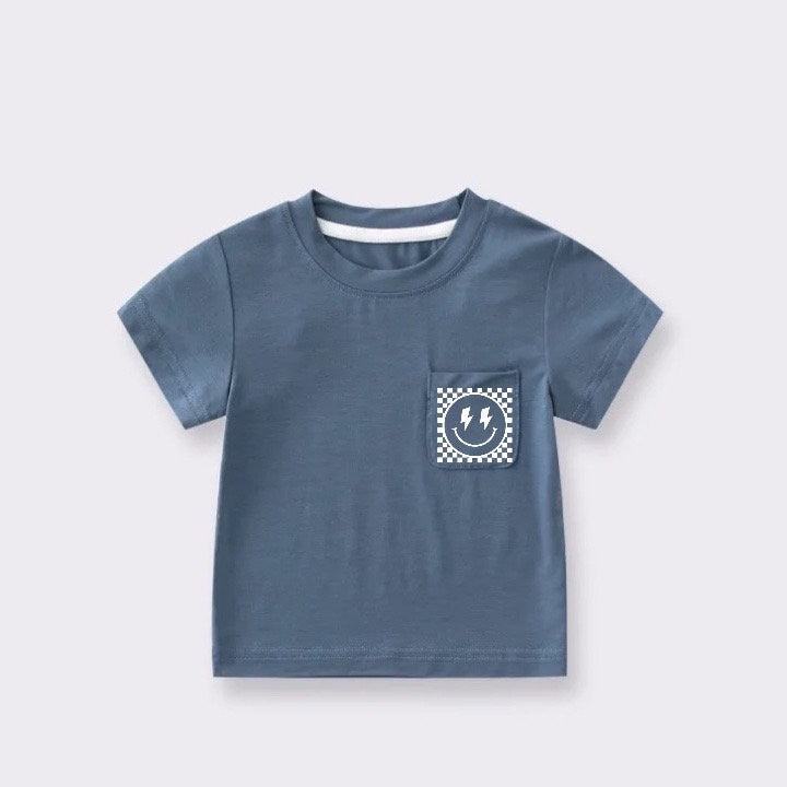 Baby & toddler Smiley soft bamboo T-shirt, baby graphic tee, shirt, retro, baby boy girl, baby clothes, baby shower, gift, top, birthday