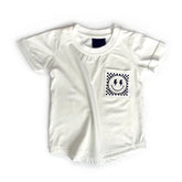Baby & toddler Smiley soft bamboo T-shirt, baby graphic tee, shirt, retro, baby boy girl, baby clothes, baby shower, gift, top, birthday