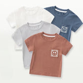 Baby & toddler Smiley soft bamboo T-shirt, baby graphic tee, shirt, retro, baby boy girl, baby clothes, baby shower, gift, top, birthday
