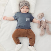 Baby & toddler Smiley soft bamboo T-shirt, baby graphic tee, shirt, retro, baby boy girl, baby clothes, baby shower, gift, top, birthday