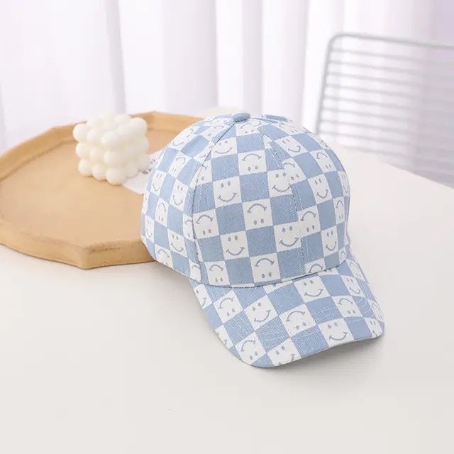 Baby & toddler smiley Baseball cap Hat Summer Spring Kids Bucket Hat Cotton Linen, Children Cap, Beach, Travel, Kids Hats, Caps, boys, girls