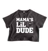 Retro mamas little dude Baby boy and toddler oversized T-SHIRTS | GRAPHIC TEE | summer | baby gift | smiley | birthday | Crewneck | shower