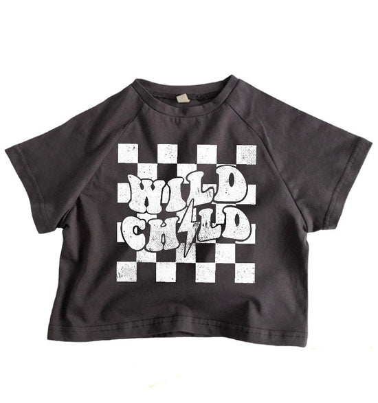 Wild Child Retro Baby oversized T-SHIRTS | GRAPHIC TEE | summer | baby boy girl gift | cute | toddlerhood | Crewneck | baby clothes