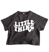 Little Thing Retro Baby oversized T-SHIRTS | GRAPHIC TEE | summer | baby boy girl gift | cute | toddlerhood | Crewneck | baby clothes